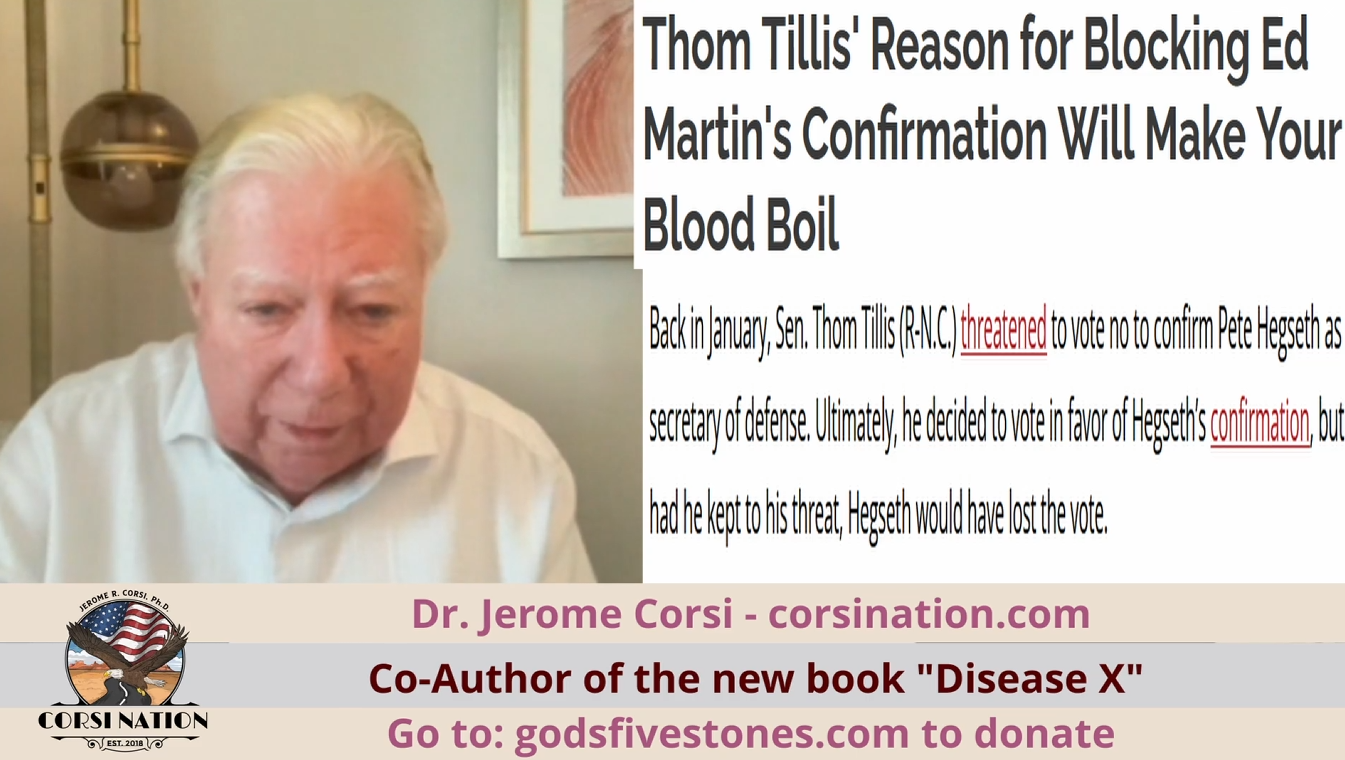 Thom Tillis Derails Ed Martin Nomination
