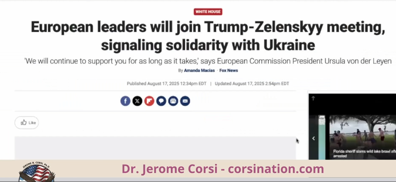 Dr. Corsi Russi-Ukraine Briefing 08-17-25