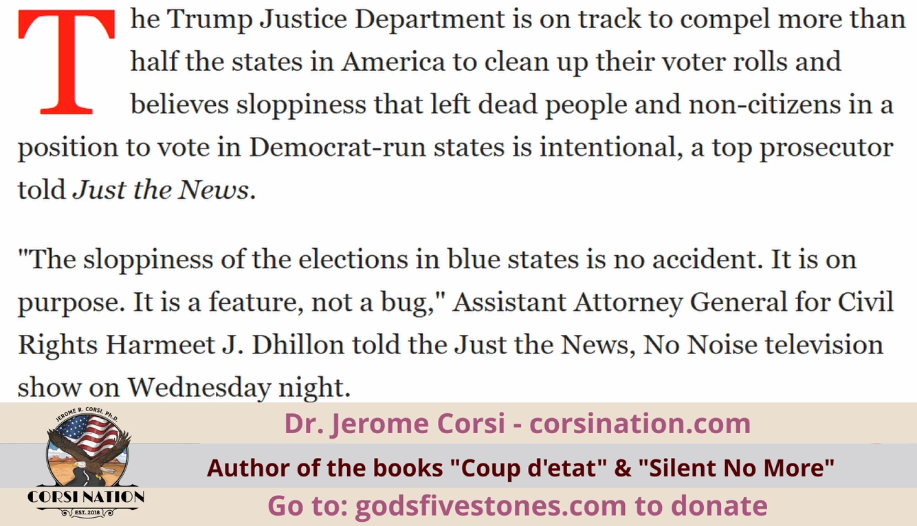 DOJ Sues Blue States