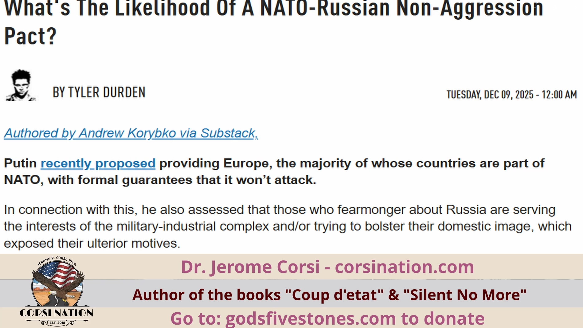 Russia-NATO Pact Nonsense