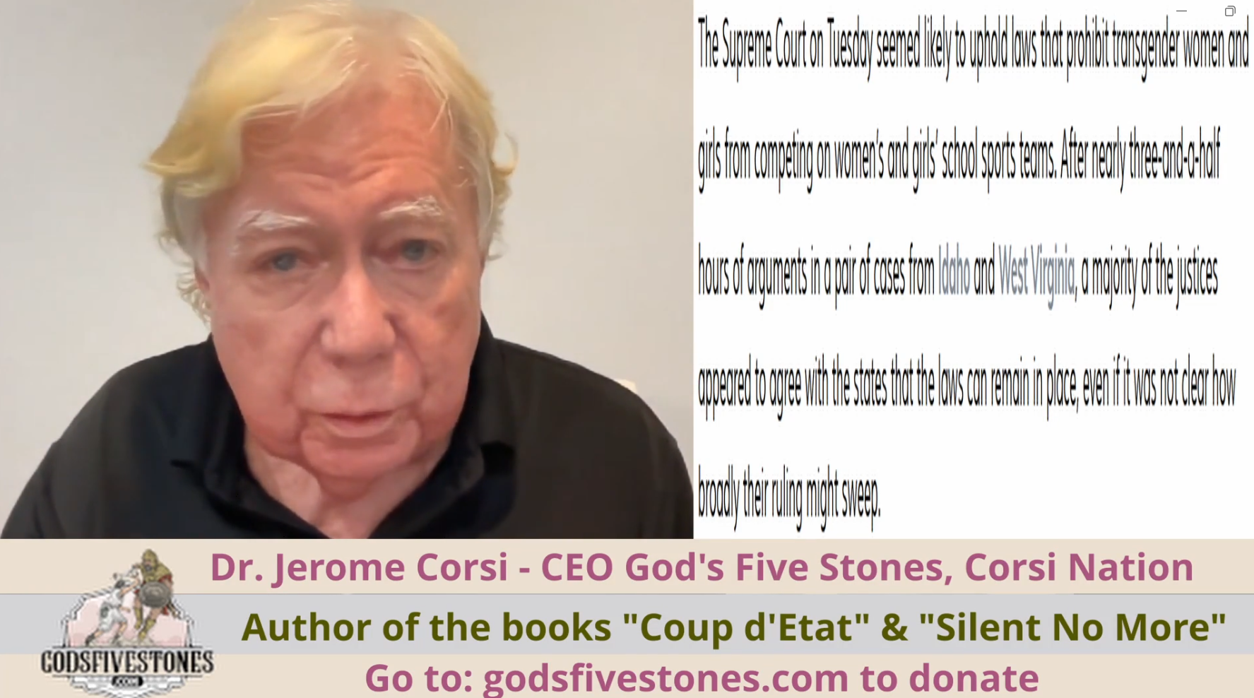 Supreme Court Confronts Gender Madness